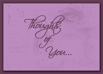 Thoughts of You card cover